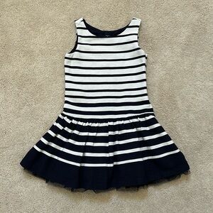 GAP | Navy White Stripes Dress | 8